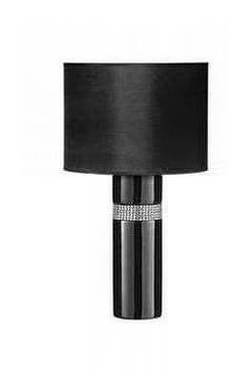 Radiance Diamante Detail Black Table Lamp.